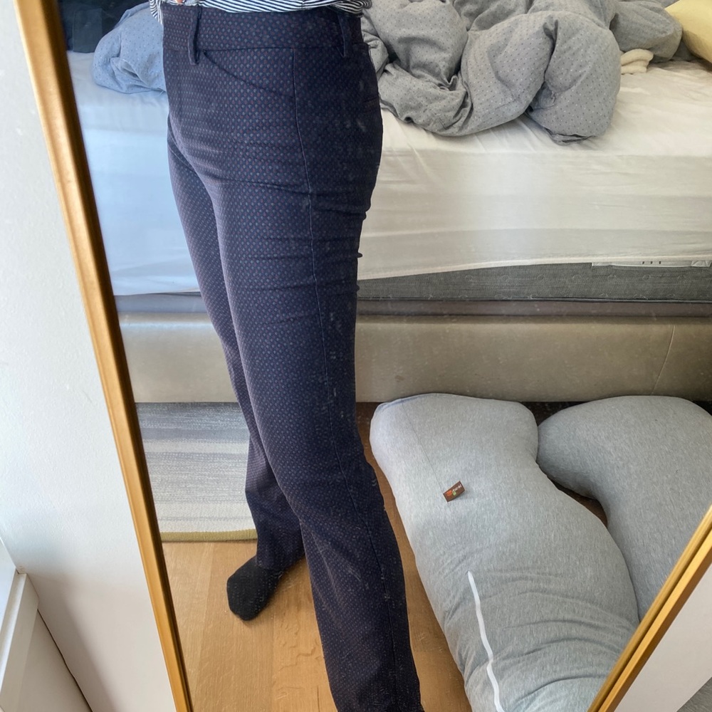 Express Editor Diamond Print Pant - image 5